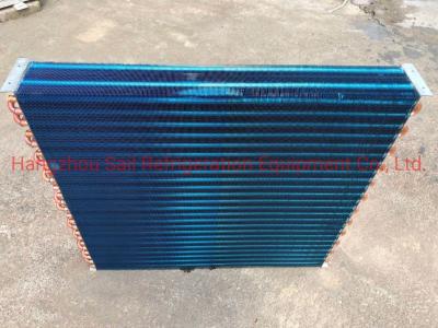 China Capacitação de água quente bobinas HVAC louver condensador de barbatana azul à venda