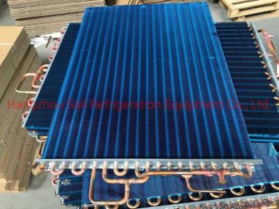 China CF2Cl2 Refrigerant Chilled Water Coils Plate Fin Evaporator for sale