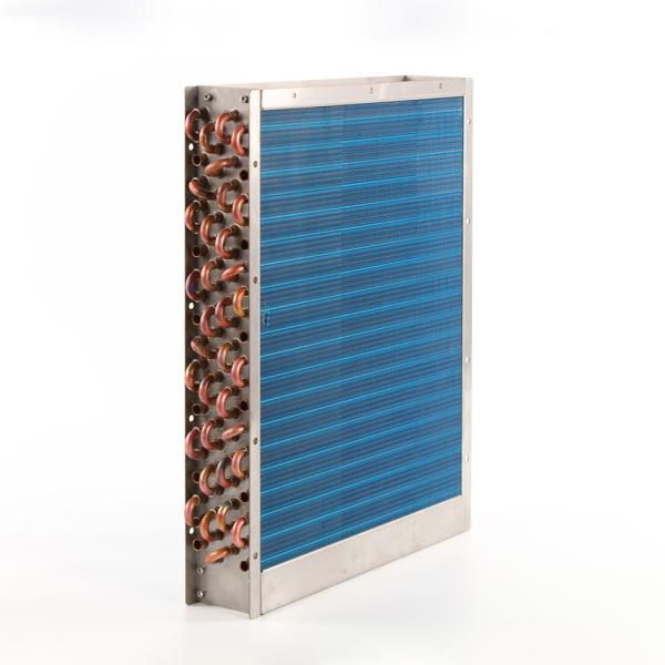 Quality Hydrophilic Air Cooled Finned Tube Heat Exchanger Condenser Coil Radiator for sale