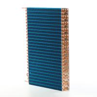 Quality Corrugated Fin Copper Condenser Coil Tube AC Evaporator Coil for sale