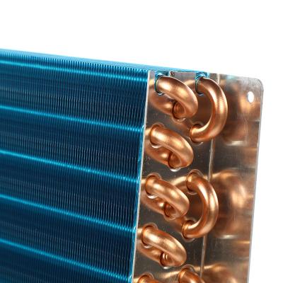 Quality Corrugated Fin Copper Condenser Coil Tube AC Evaporator Coil for sale