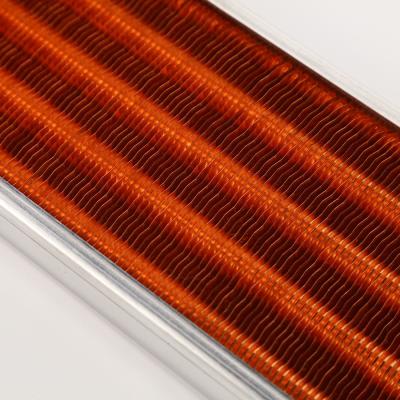 China Micro Channel Aluminum Condenser Coil Aircon Copper Fin Heat Exchanger for sale