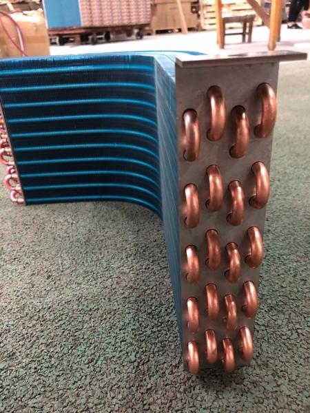 Quality L Shape Copper Condenser Coil AC Coil Evaporator ODM for sale