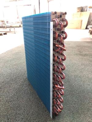 China Refrigerante de cobre condensador bobina de aluminio aleta para el aire acondicionado de la sala de frío en venta