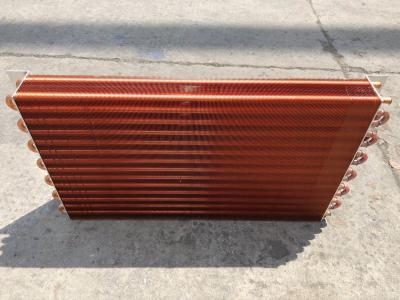 China Fin Type Refrigeration Heat Pump Condenser Coil Copper Tube RoHS Certificated for sale