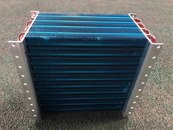 Quality Louver Fin Heat Pump Condenser Coil Water Cooled Evaporator for sale