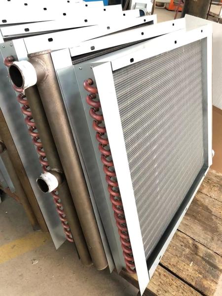 Quality Industrial Air Cooled Finned Coil Heat Exchanger Tube Galvanized Plate for sale