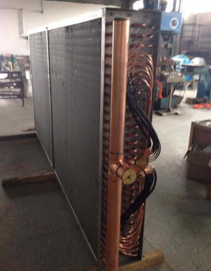Quality Heat Exchanger Chiller Condenser Coil Window AC Cooling Coil Copper Tube Fin for sale