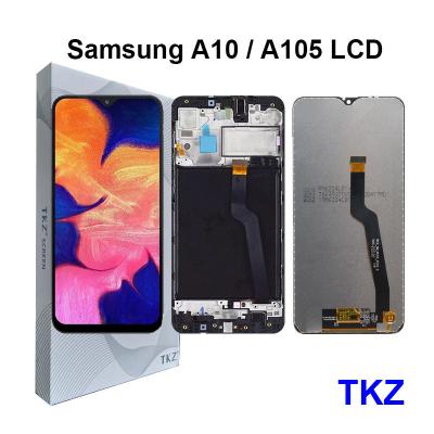China Substituição do Lcd do telefone celular para o tela táctil do digitador da tela de exposição do SAM Galaxy A10 A105 à venda