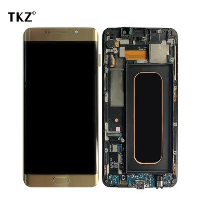 China Complete Mobile Phone Lcd Screens Oled Display For SAM S6 Edge Plus G928 Replacement Original Touch Screen for sale