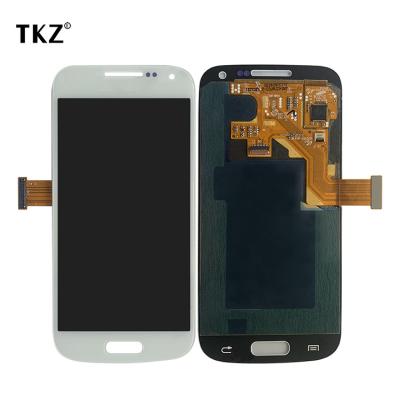 China Exposição do LCD do telefone celular do ouro branco para o mini conjunto I9195 de SAM S4 à venda