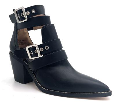 China Casual Block Heel Women Ankle Boots With Round Toe Pointed Toe for sale