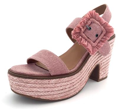 Китай Женская эспадрильная обувь из холста с хлопчатобумажной подкладкой продается