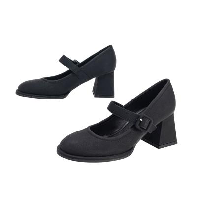 China 5-11 Sizes Black Womens Footwears For Party Occasion High Performance Te koop