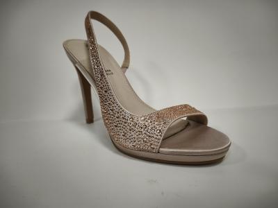 China Stiletto Heel Fashionable high heel Sandals Embellished With Shimmering Rhinestones for sale
