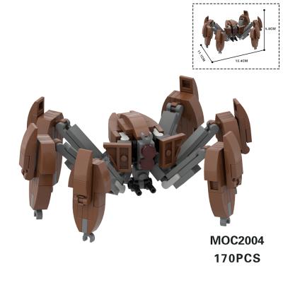 China MOC2004 170pcs Blocks Crab Star Crab Star Toy MOC Brick DIY Model Action Figures Building Blocks Boys And Girls For Kids Gift Toys Jujuetes for sale