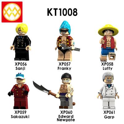 China Blocks Luffy Franky Figures Bricks Building Blocks Mini Action Numbers DIY Toys for sale