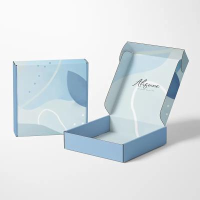 Cina L'abitudine di colore di CMYK ha stampato la scatola ondulata per trasporto della biancheria intima dell'abbigliamento dell'indumento in vendita