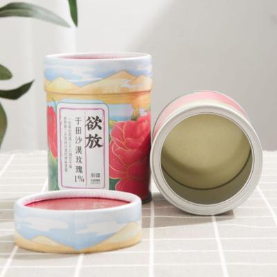 China Luxury Paper Cylinder Box For Packaging CMYK Color Glossy Lamination Printing for sale