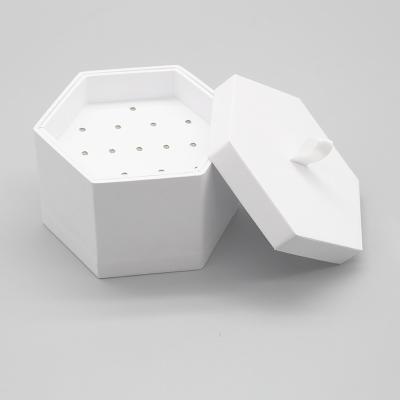 China Hexagon Shape Recyclable White Cardboard Tube Boxes For Cosmetic Gift for sale