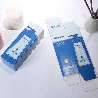 China Cajas de envío de encargo plegables de la cartulina para el ODM de empaquetado cosmético de Skincare en venta