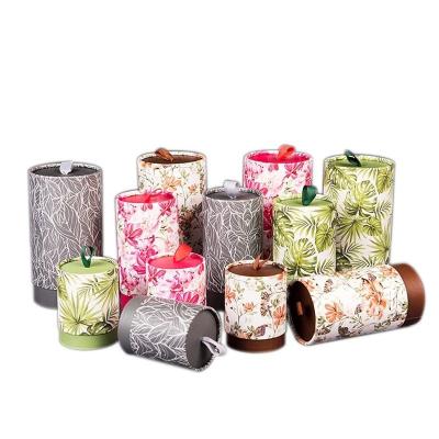 China High Quality Boxes Supplier Packaging Box White Paper Cardboard Silk Rope Print Tube Wedding Party Gift Package Tube à venda