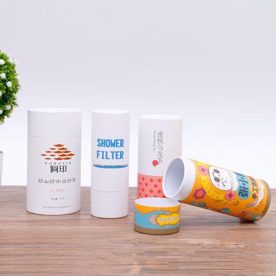 China Eco Friendly Custom T-Shirt Containers Kraft Cardboard Packaging Paper Tubes Shirt Packaging Te koop