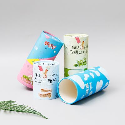 Chine La conception de luxe faite sur commande autour de l'aquarelle de papier de crayon de tube crayonne l'emballage de boîte métallique de tubes de carton de papier de cylindre à vendre