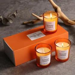 China Empfindliche Auftritt-Kerzen-Satz-Geschenkbox, welche 3 die Kerzen-Kasten-Luxusgewohnheit mit Logo verpackt zu verkaufen