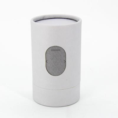 China Caja de tubos de papel personalizado de lujo para velas embalaje de tubos cosméticos con corte de ventana en venta