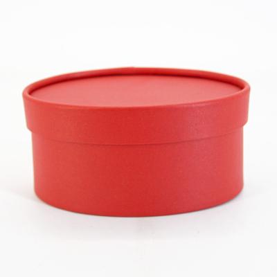 China Caixa de presente de papel oval de papelão Kraft vermelho luxuoso Caixa de presente de papel oval à venda