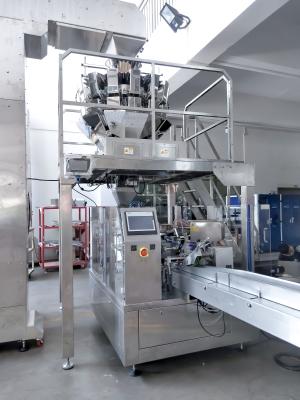 China Food Packaging Automatic Bag Packing Machine Double Head And Single Head for sale