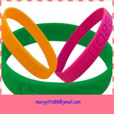 China Free Sample cheap Customized Silicone Wristband for sale