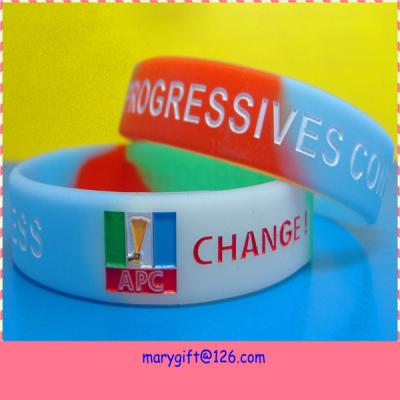 China customized top fashion monster APC silicone wristband for Nigerian for sale
