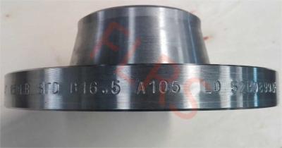 China Flat Face Welding Neck Pipe Flange Carbon Steel Painted 150LB for sale