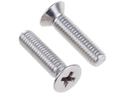 China DIN 965 Cross Recessed Countersunk Head Screws / Philip Driver CSK Head Bolt for sale