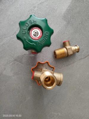 China Brass LPG Self Closing Valve for Refilling LPG Gas Cylinder for sale