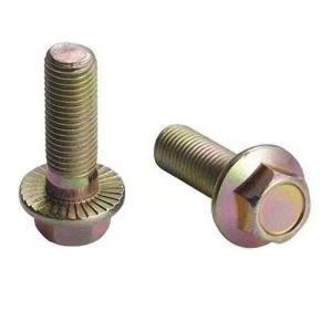 China Customizable Hex Head Flange Bolt For Automobile / Energy Industry for sale