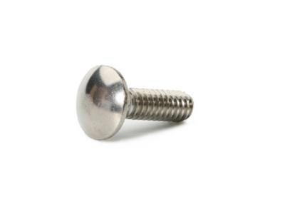 China Zinc Plated Round Head Bolts And Nuts Low Shoulder Carriage 3/8 - 16 × 3/4 for sale
