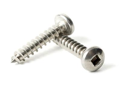 China Non Standard Self Tapping Metal Screws , Pan Head Square Slot Self Tapping Fasteners for sale
