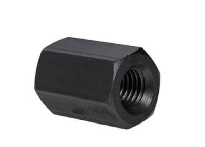 China Black Zinc Plated Hexagon Lock Nut , Carbon Steel Hexagon Coupling Nuts for sale