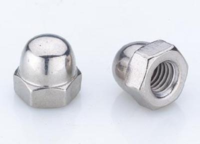 China Threaded Hexagon Lock Nut Stainless Steel / Carbon Steel Made For Construction Industry for sale