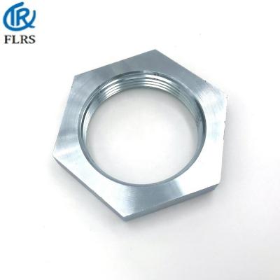 China Zinc Plated Carbon Steel DIN431 Galvanized Hex Thin Nut for sale