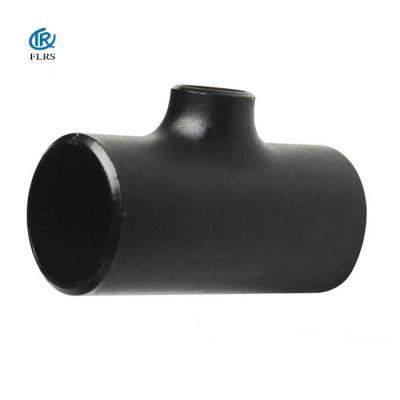 China Seamless ASME B16.9 SCH5S Carbon Steel Reducing Tee for sale