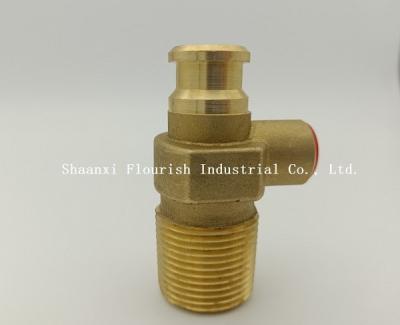 China 20MM Outlet LPG Gas Brass Self Closing Cylinder Valve for sale