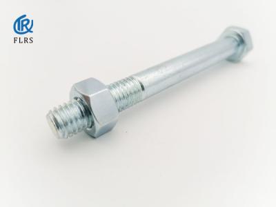 China DIN931 Zinc Plated Carbon Steel Hex Head Bolt Grade 4.8 for sale