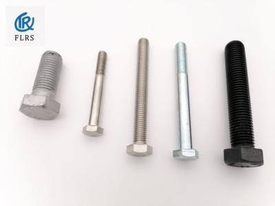 China Carbon Steel DIN933 M2 Hex Head Cap Screw HDG Surface for sale