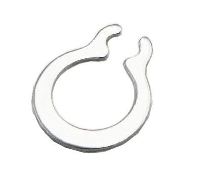 China Half Hole Type Steel Circlips Washer / DIN 471 Retaining Ring For Shaft for sale