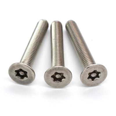 China Stainless Steel Pin In Head Torx Countersunk Screws Anti Theft Security Screws for sale