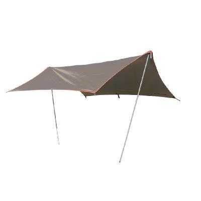 China 210D Oxford Tent Tarp With Poles Camping Hammock With Tarp Rainproof for sale